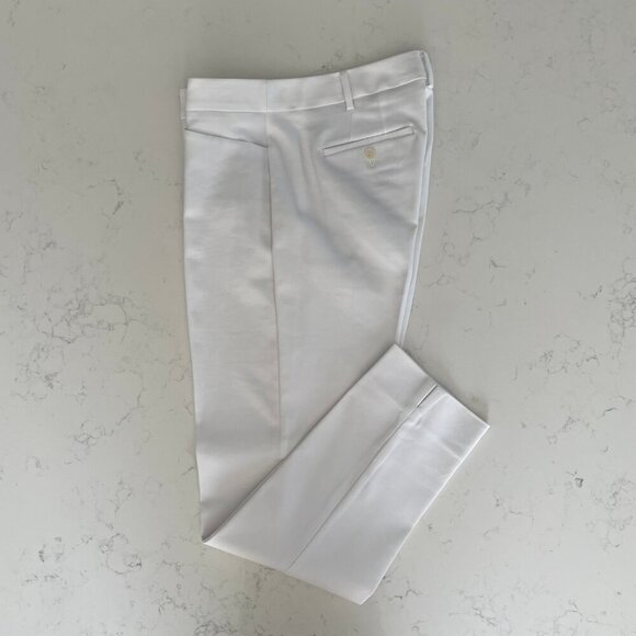 Talbots Hampshire Curvy Neutral 4 Pocket Cotton Rayon Pants White Sz 6 NWOT - Picture 12 of 12